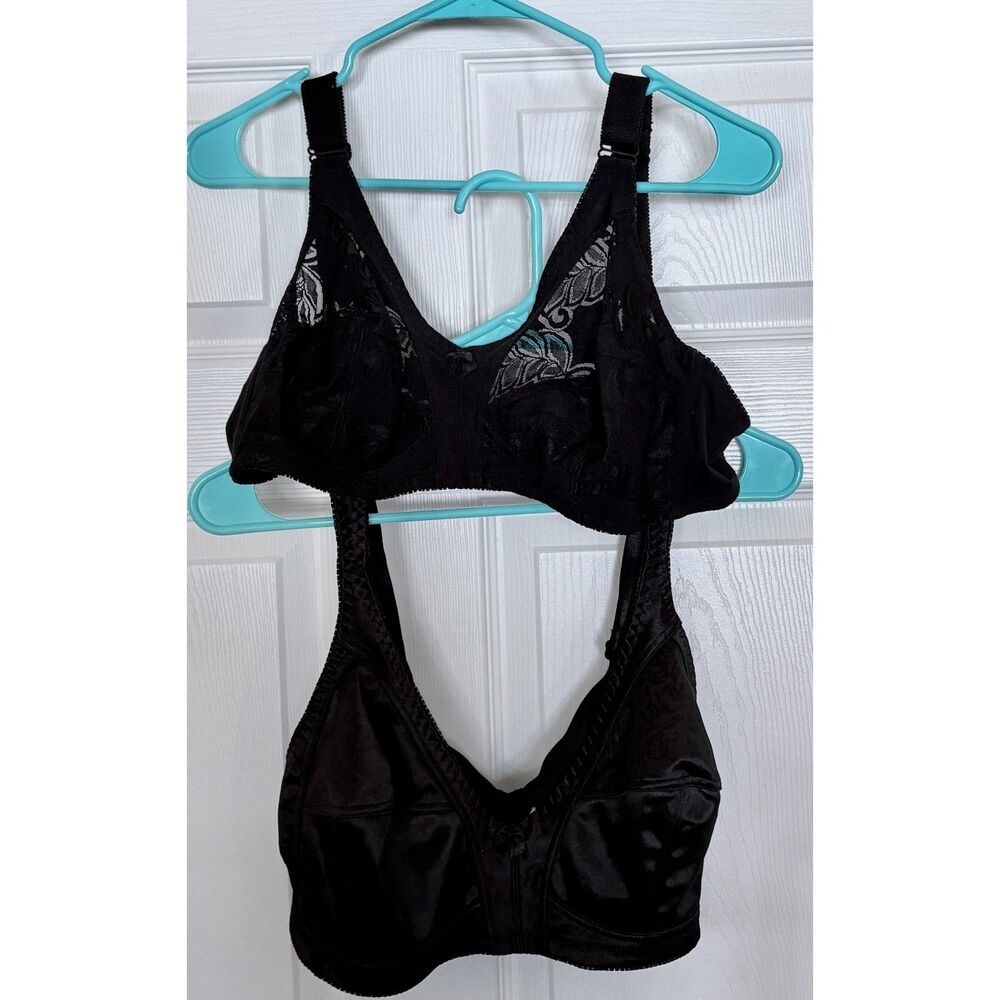 Bras Delta Burke And Unbranded 42D Black Lot Of Two